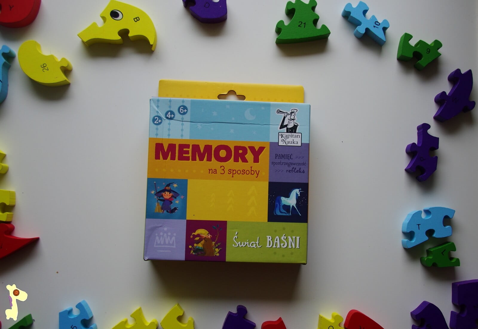 Memory na 3 sposoby Świat BAŚNI. Zabawy z 2-3 latkiem