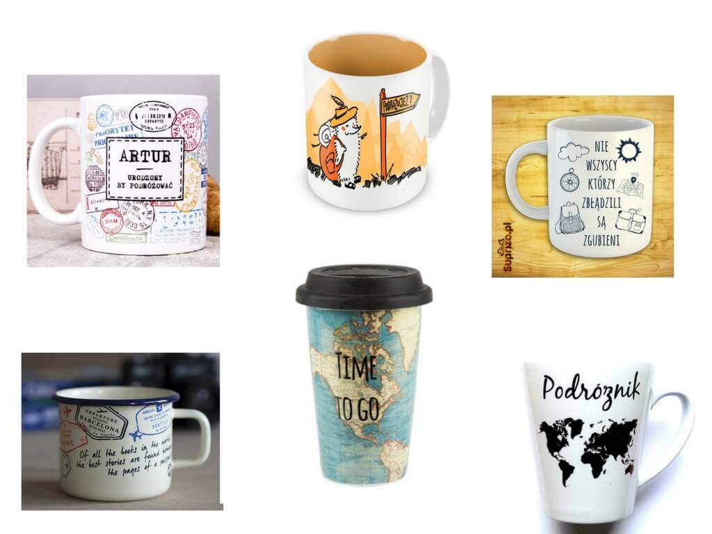 prezenty dla podróżniczki kubki