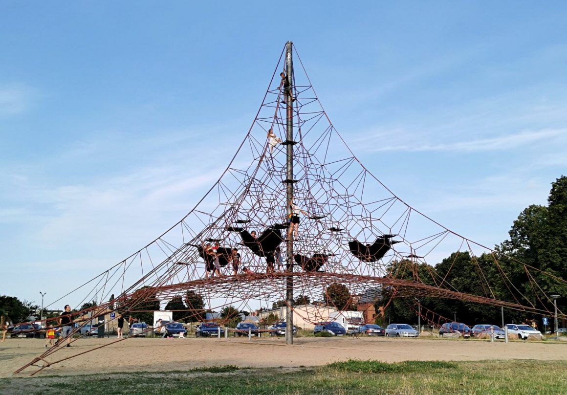 Pajęczyna, plac zabaw, gdańsk garnizon