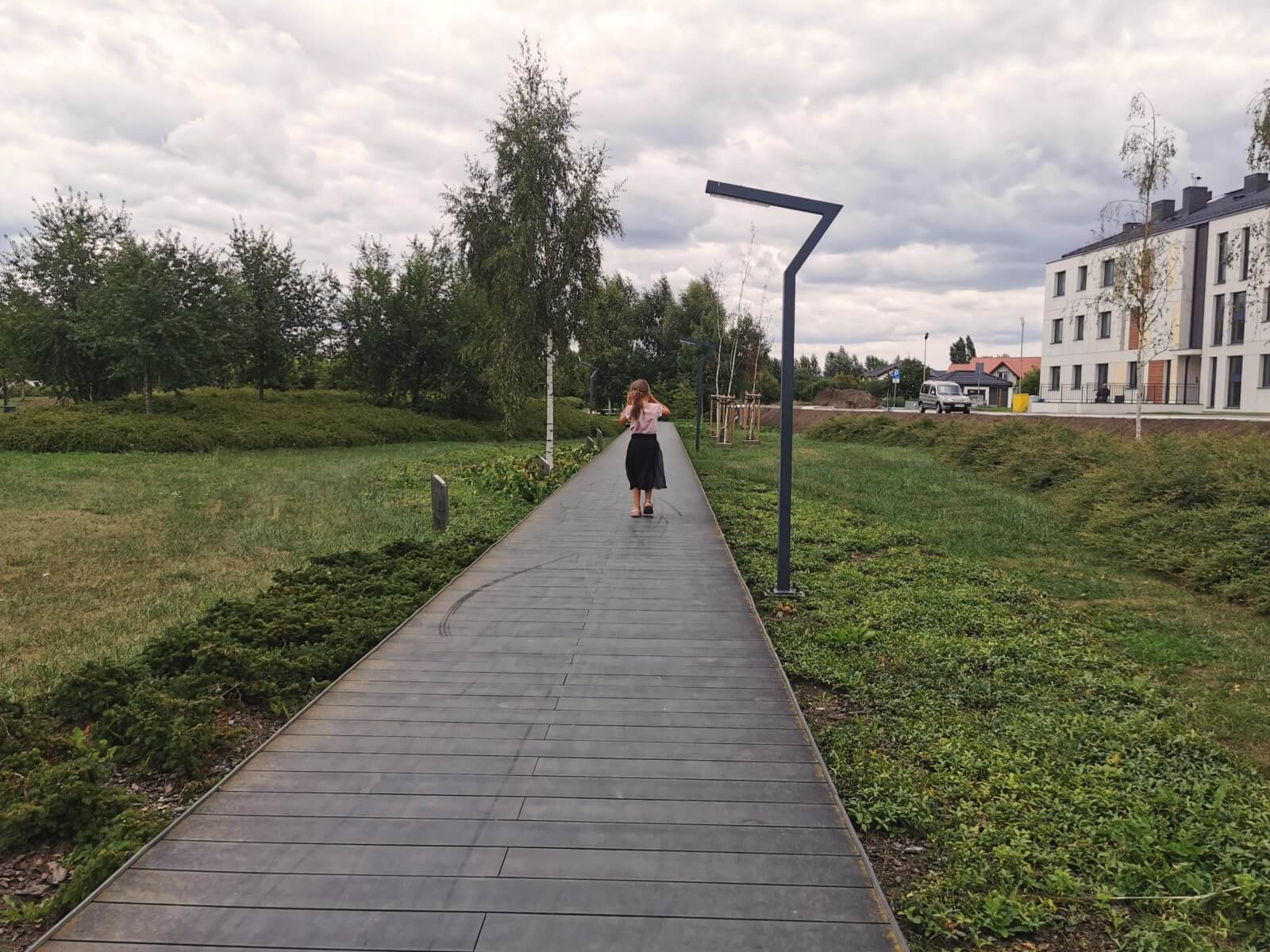 kładka w PArku Krainy Polodowcowej jako atrakcja w Pruszczu Gdańskim.