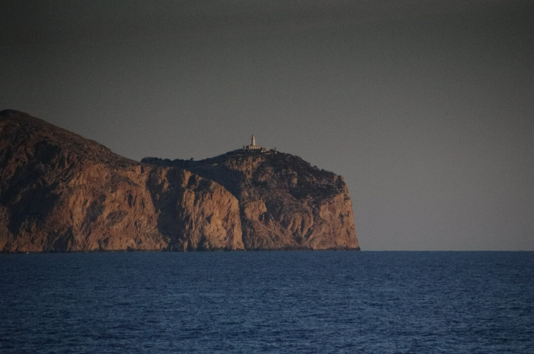 widok na Cap de Formentor od strony wody