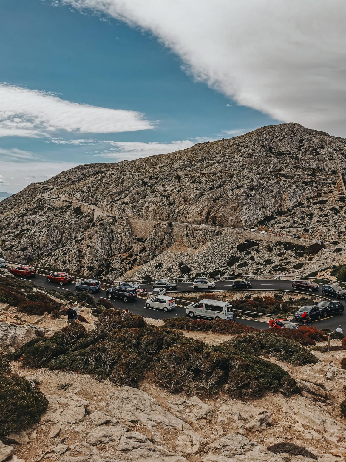 Korek w drodze do latarni na Cap de Formentor